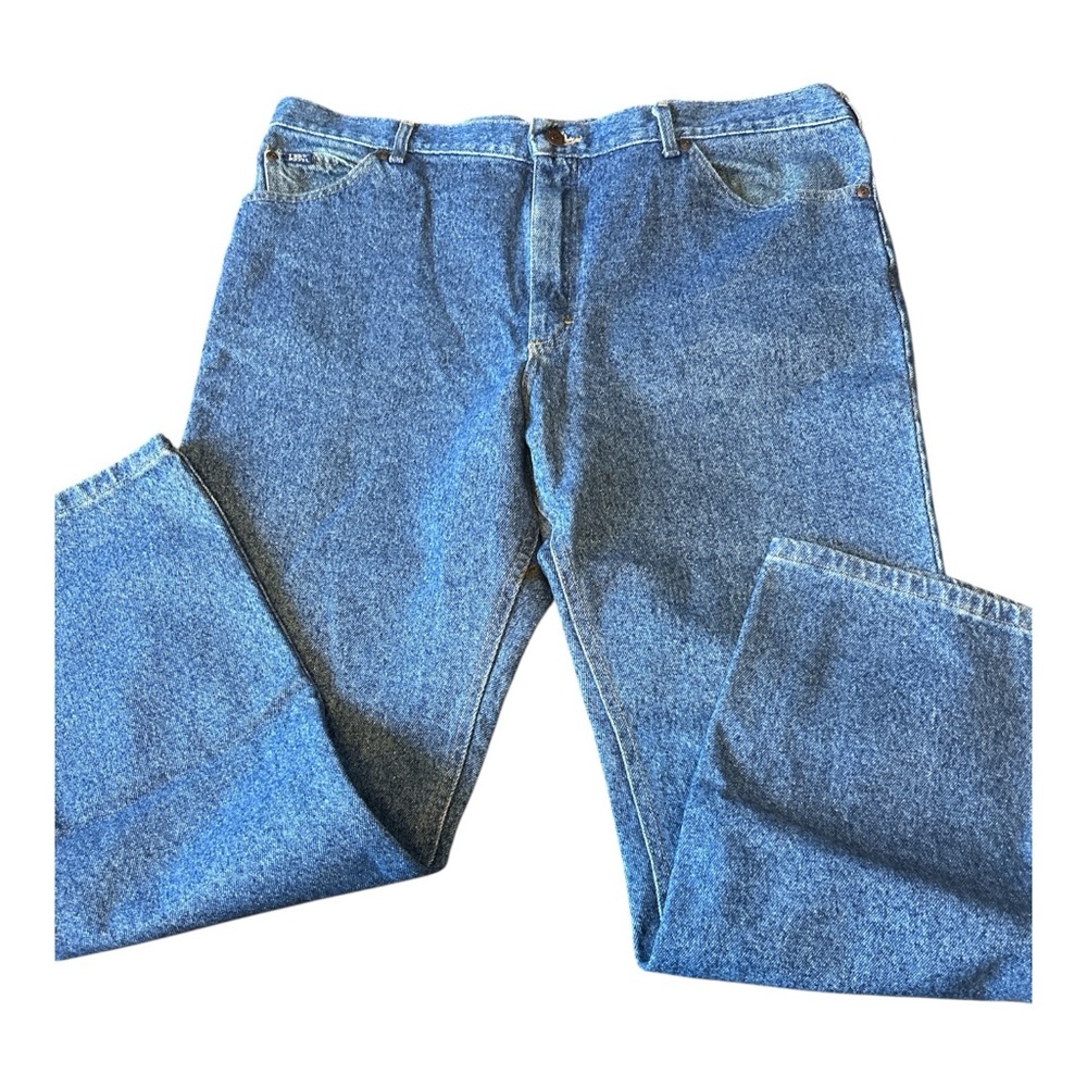 Lee Men Classic Dark Wash Denim Jeans Size 40/32